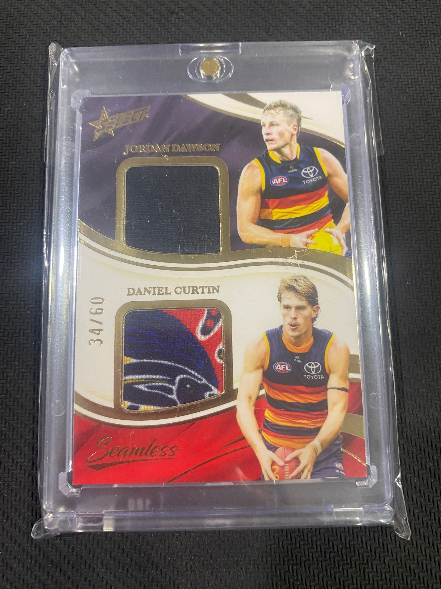 2025 AFL Select Seamless - Jordan Dawson & Daniel Curtin - Duel Patch 34/60