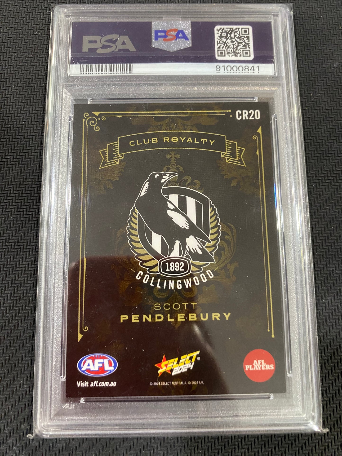 2024 AFL Select - Scott Pendlebury - PSA 10 - Club Royalty 88/99