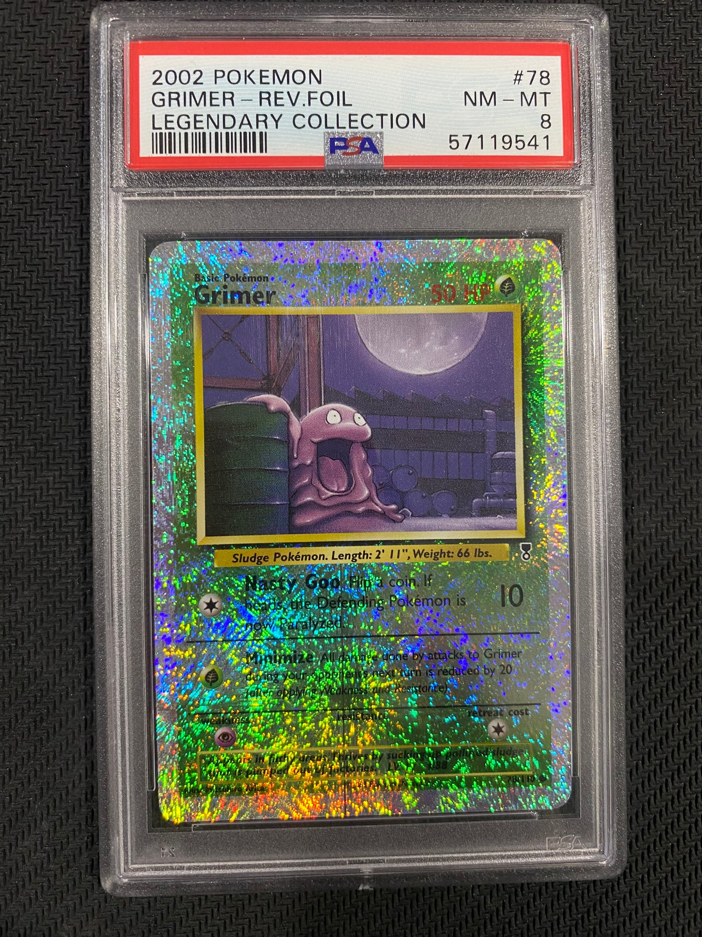 Grimer 78/110 PSA 8 - Legendary Collection - Reverse Holo