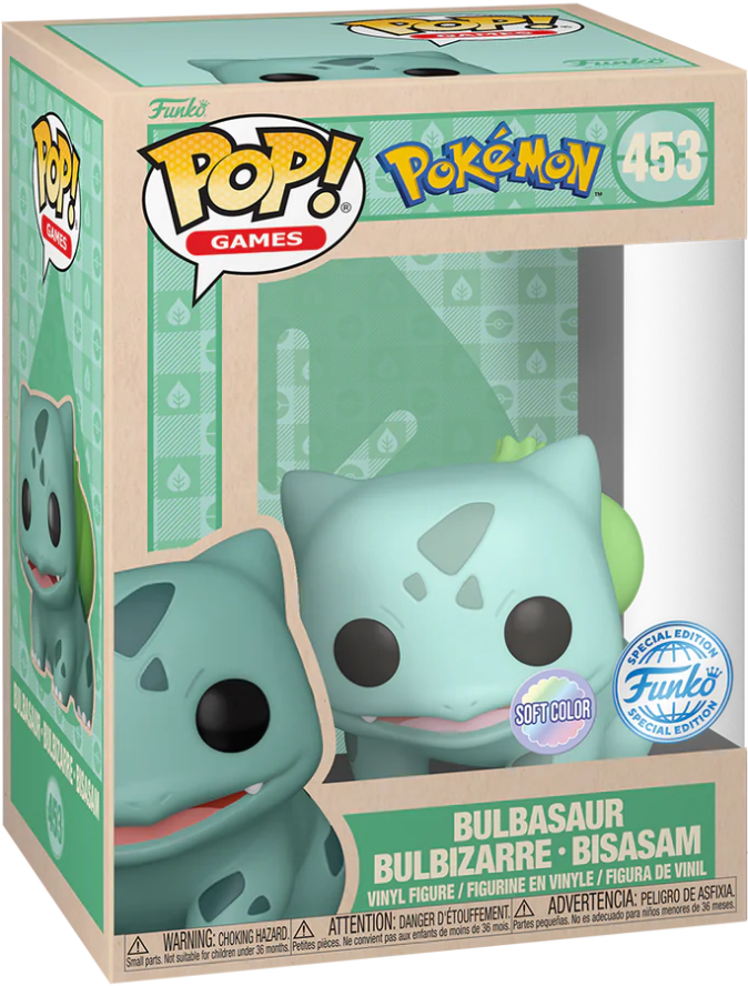 Funko Pop! - Pokemon - Bulbasaur (Soft Color) #453