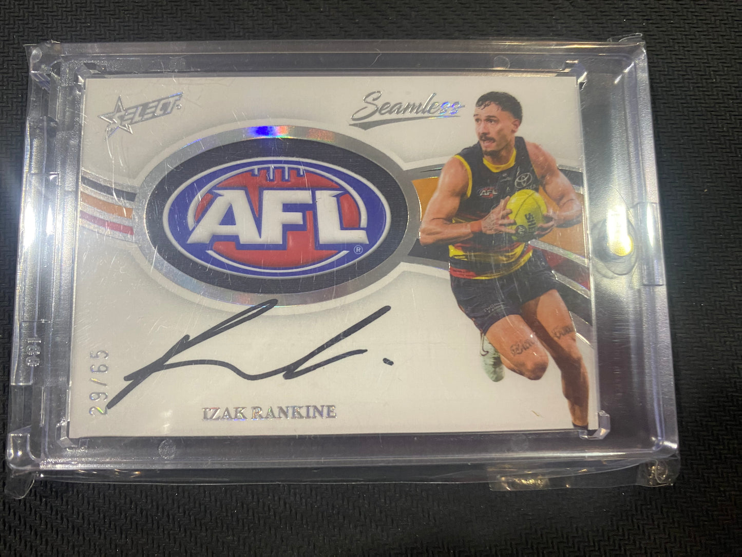 2025 AFL Select Seamless - Izak Rankine - AFL Badge Signature 29/65