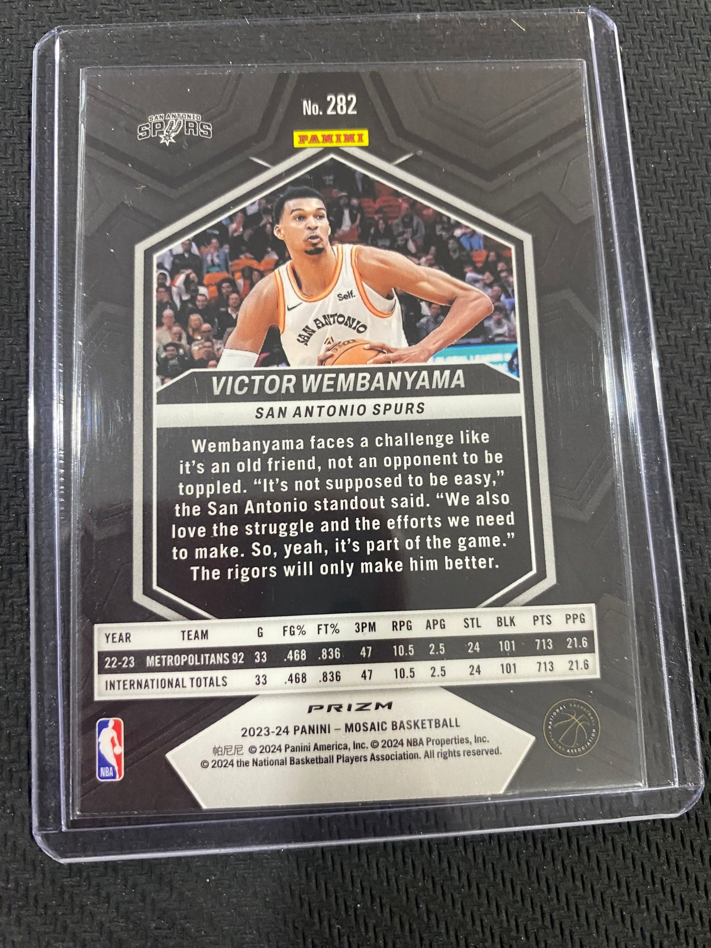 2023-25 Victor Wembanyama Rookie Mosaic Scope Prizm