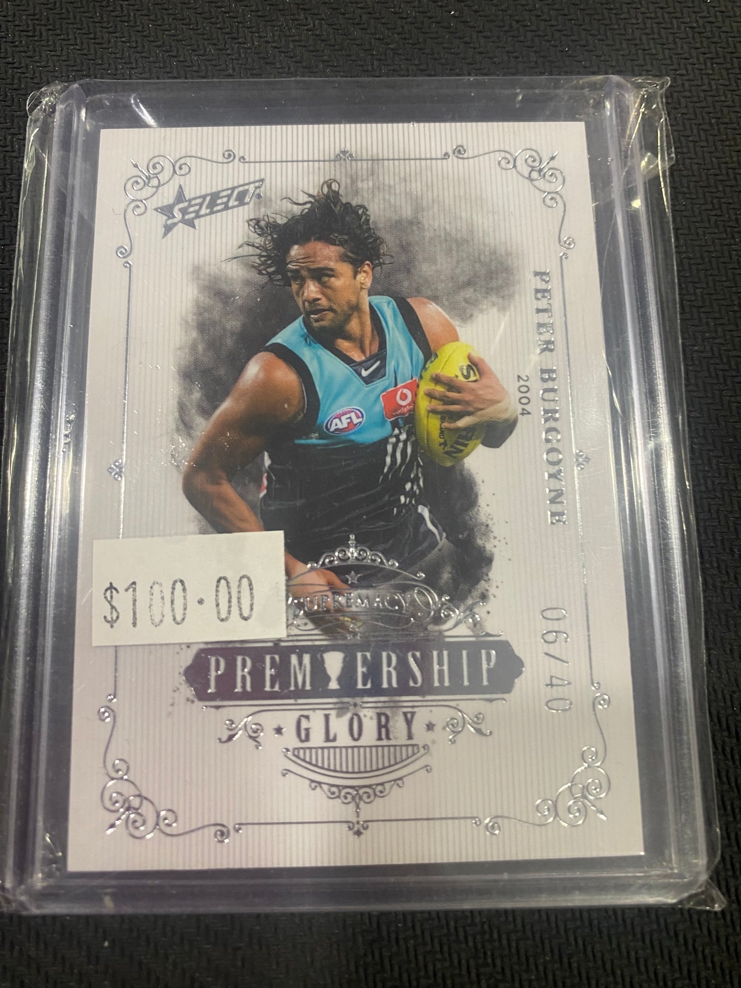 2019 AFL Select Supremacy - Peter Burgoyne - Premiership Glory Insert 06/40