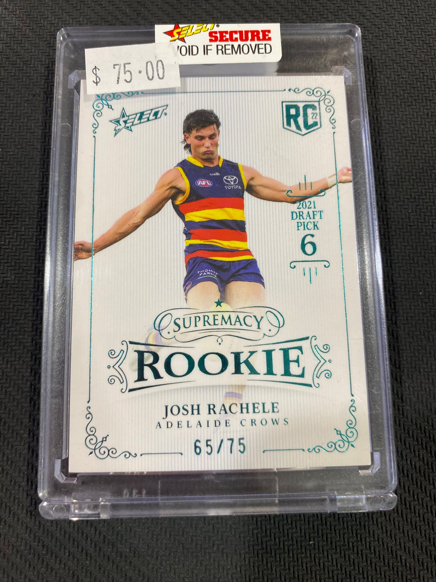 2022 AFL Select Supremacy Rookie - Josh Rachele - Rookie 65/75
