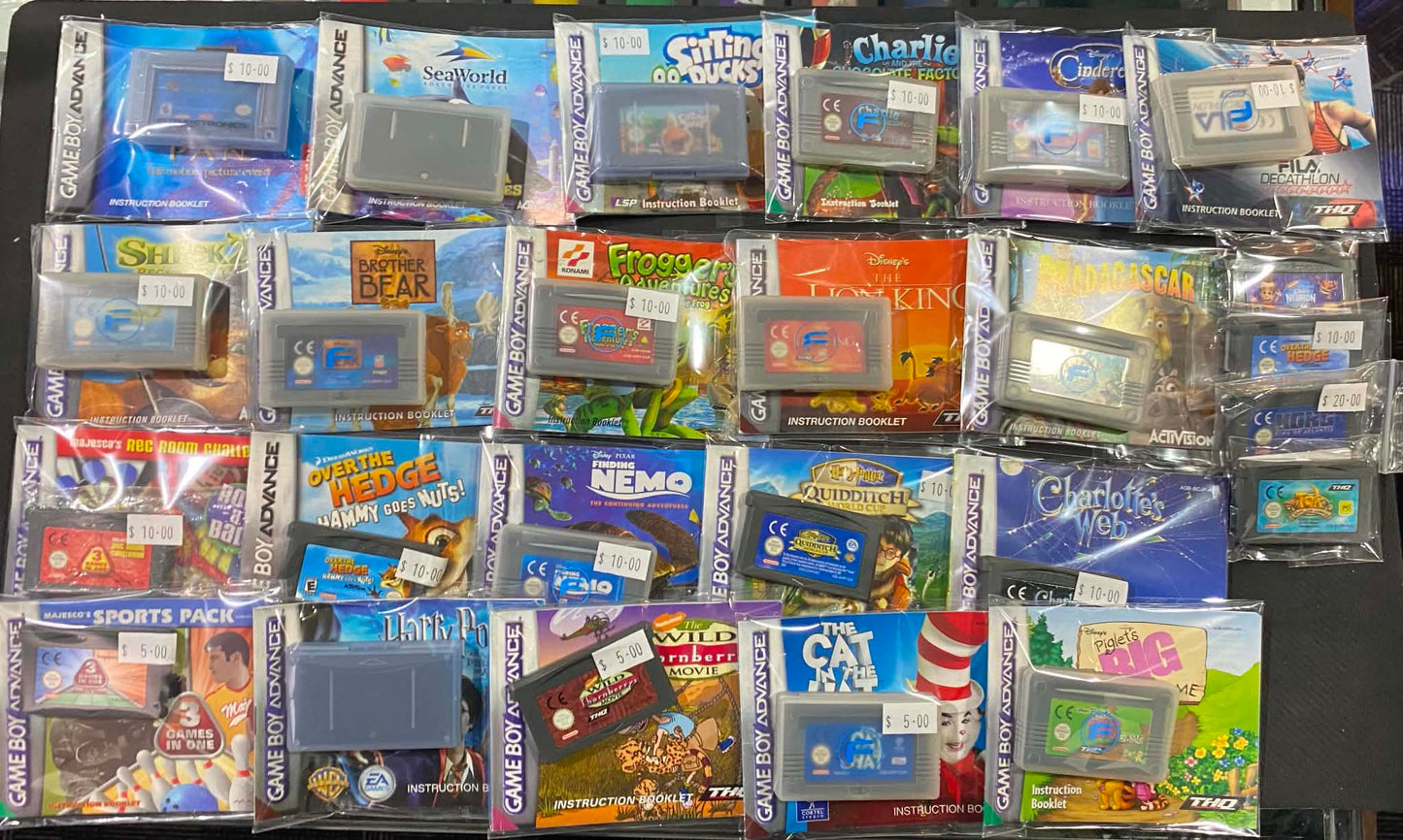 24x Gameboy Advance Games (not tested)