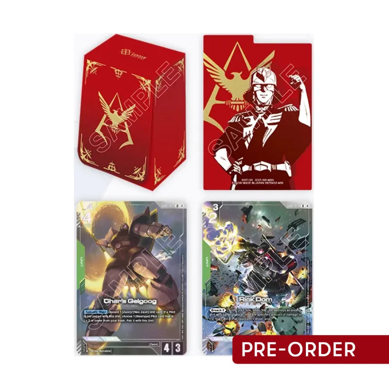 PRE-ORDER 25th SEPTEMBER - Gundam Card Game Official Card Case Set 2