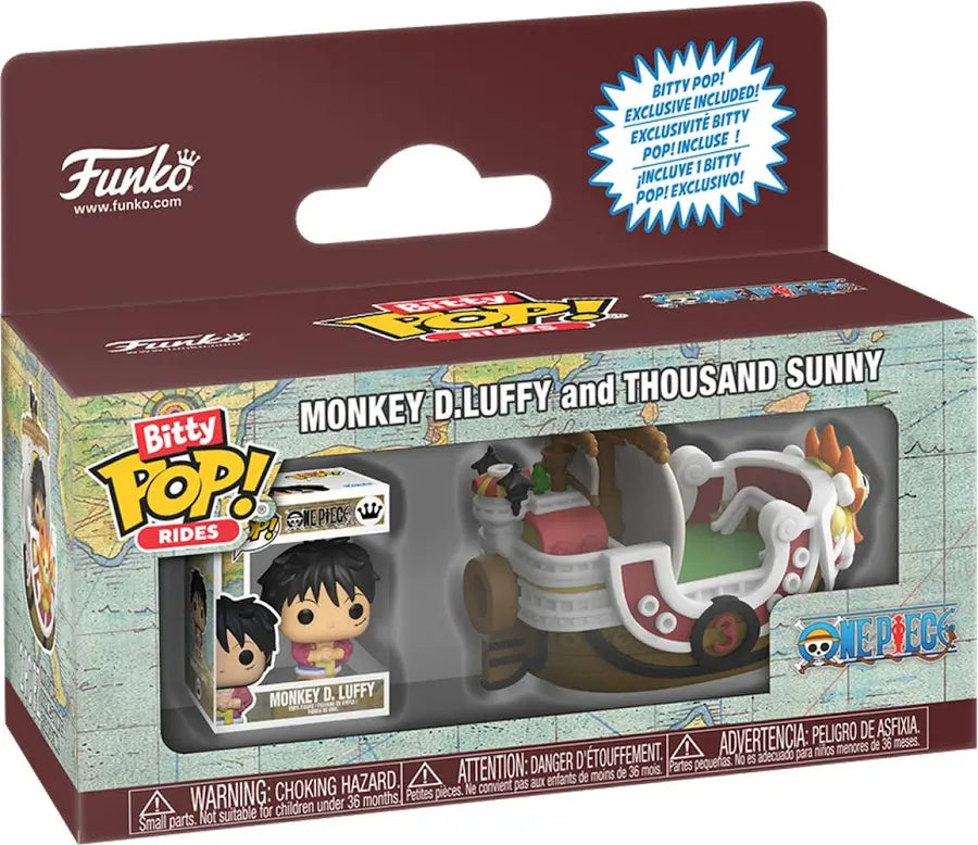 Bitty POP! - One Piece - Monkey D. Luffy and Thousand Sunny