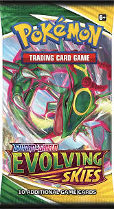 Pokémon TCG - Sword n Shield- Evolving Skies Single Booster Pack