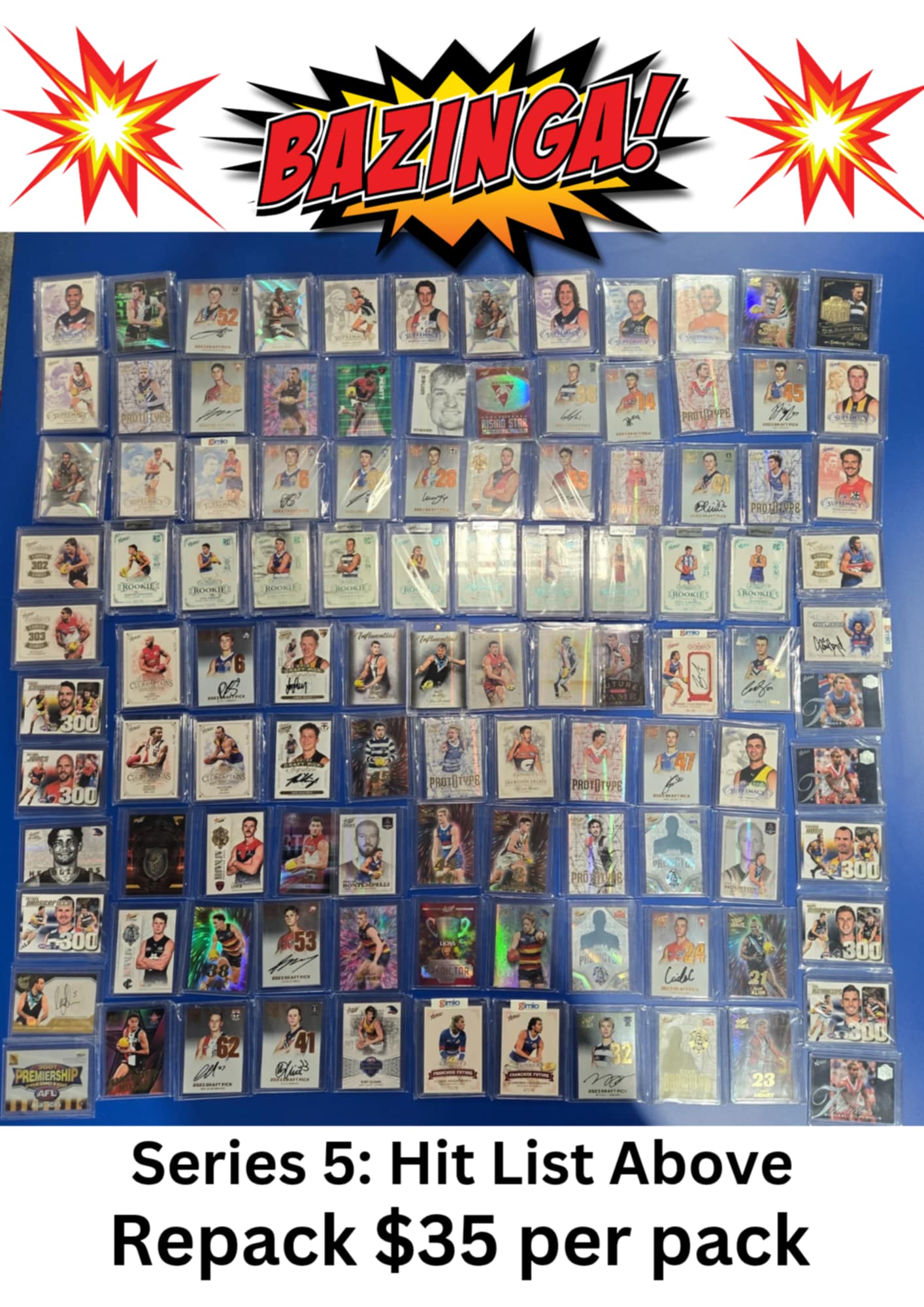 BAZINGA! AFL REPACK - SERIES 5