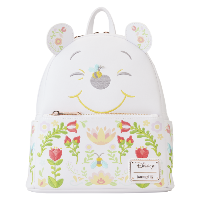 Winnie the Pooh - Floral Folk Cosplay 10” Faux Leather Mini Backpack