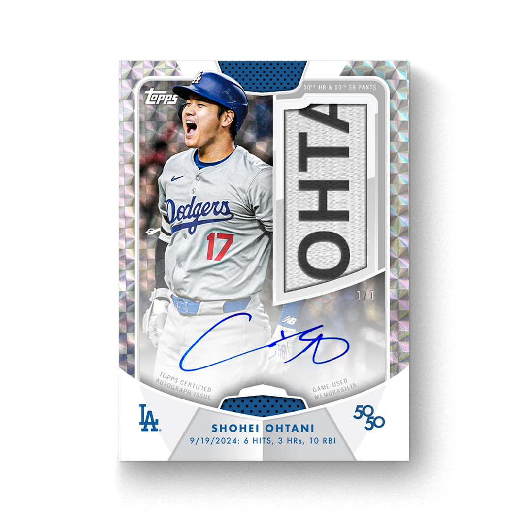2024 Topps 50/50: Shohei Ohtani – 10-Pack Box