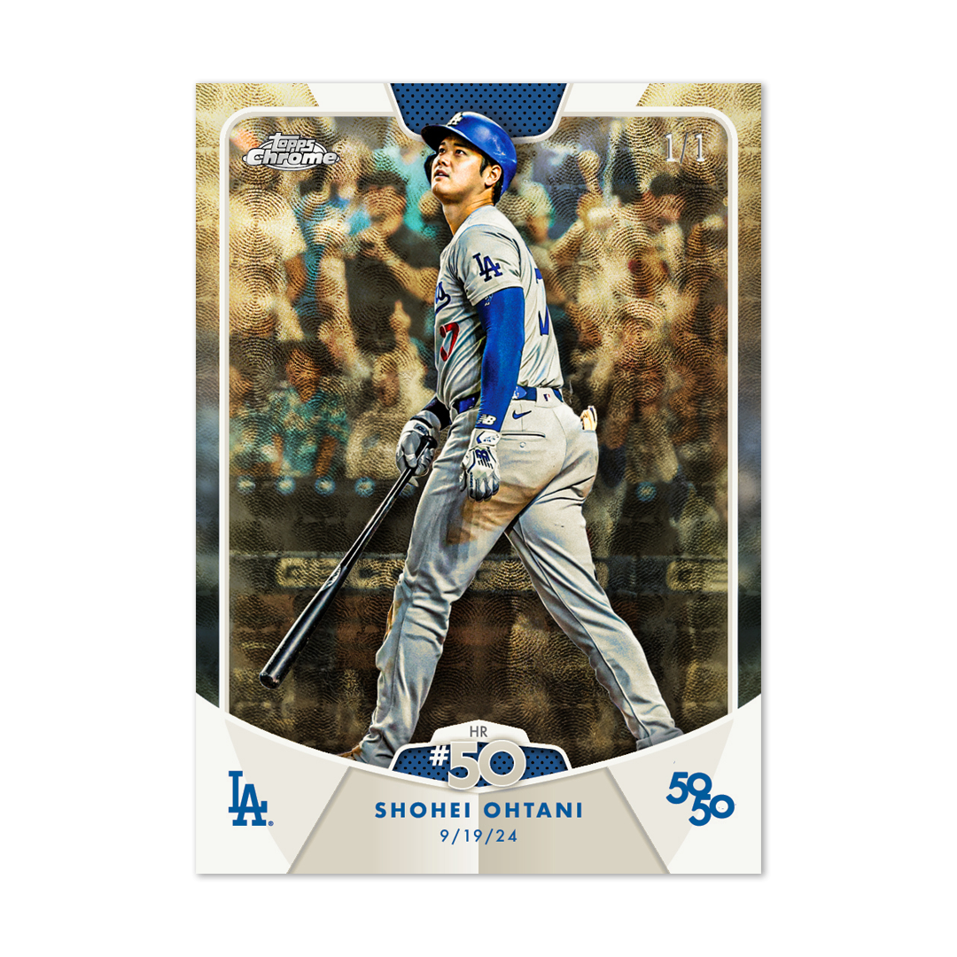 2024 Topps 50/50: Shohei Ohtani – 10-Pack Box