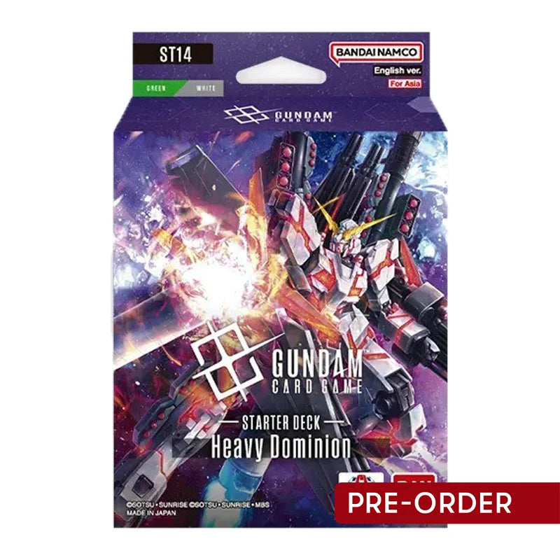 PRE-ORDER 25th SEPTEMBER - Gundam Card Game Heavy Dominion ST14 Starter Deck