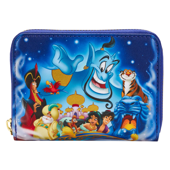 Loungefly - Aladdin (1992) - 30th Anniversary 4” Faux Leather Zip-Around Wallet