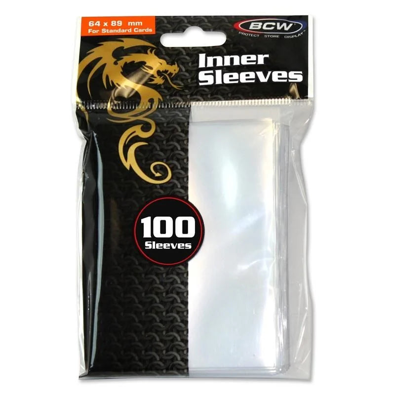 BCW Regular Inner Sleeves Clear