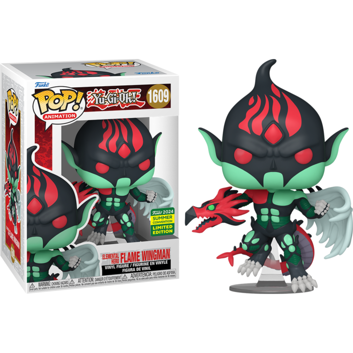 Yu-Gi-Oh! - Elemental Hero Flame Wingman Pop! Vinyl Figure (2024 Summer Convention Exclusive)#1609