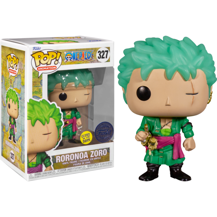 One Piece - Roronoa Zoro Glow-in-the-Dark Pop! Vinyl Figure #327
