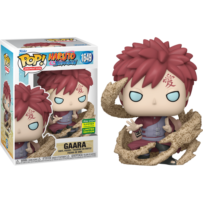 Naruto: Shippuden - Gaara Pop! Vinyl Figure (2024 Summer Convention Exclusive)#1649