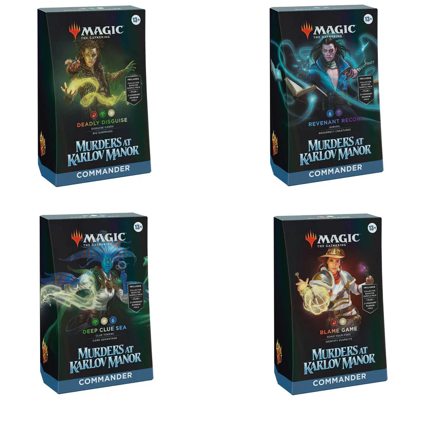 MAGIC: THE GATHERING - MURDERS AT KALOV MANOR COMMANDER DECKS