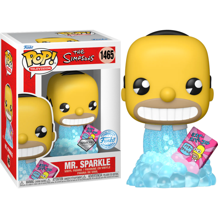 Funko Pop! - The Simpsons - Mr. Sparkle Diamond Glitter Pop! Vinyl Figure #1465
