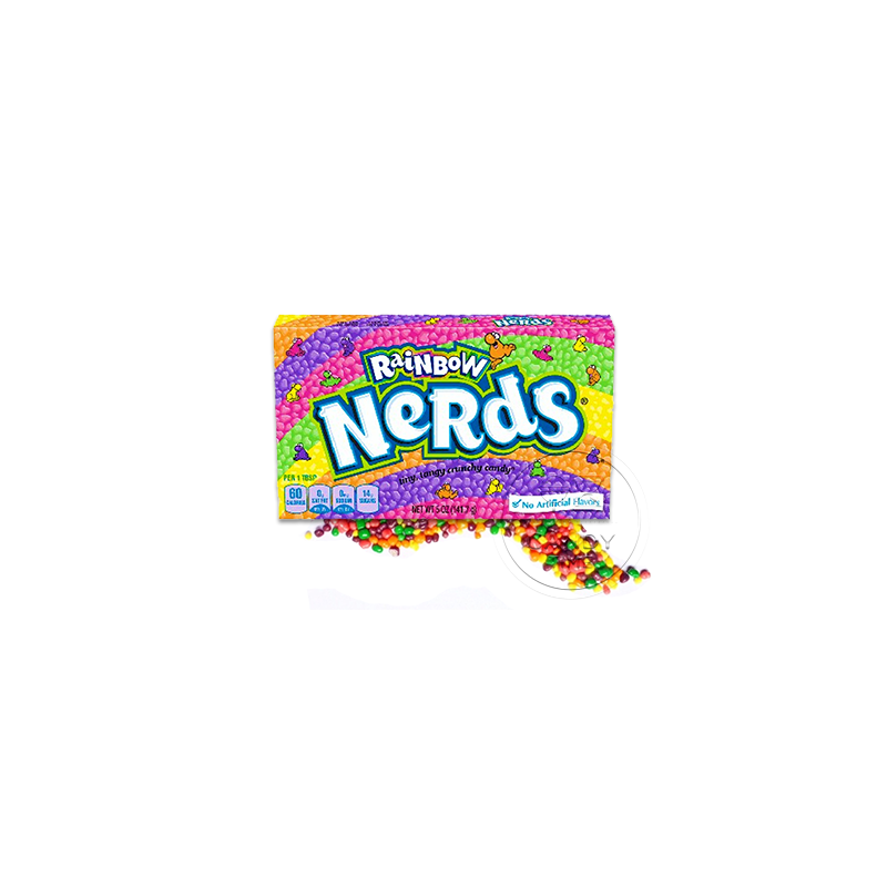 USA Nestle Rainbow Nerds Video Box Bazinga Cards, Collectibles & Arcade