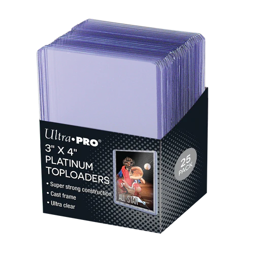 3" x 4" Ultra Clear Platinum Toploaders (25ct) we