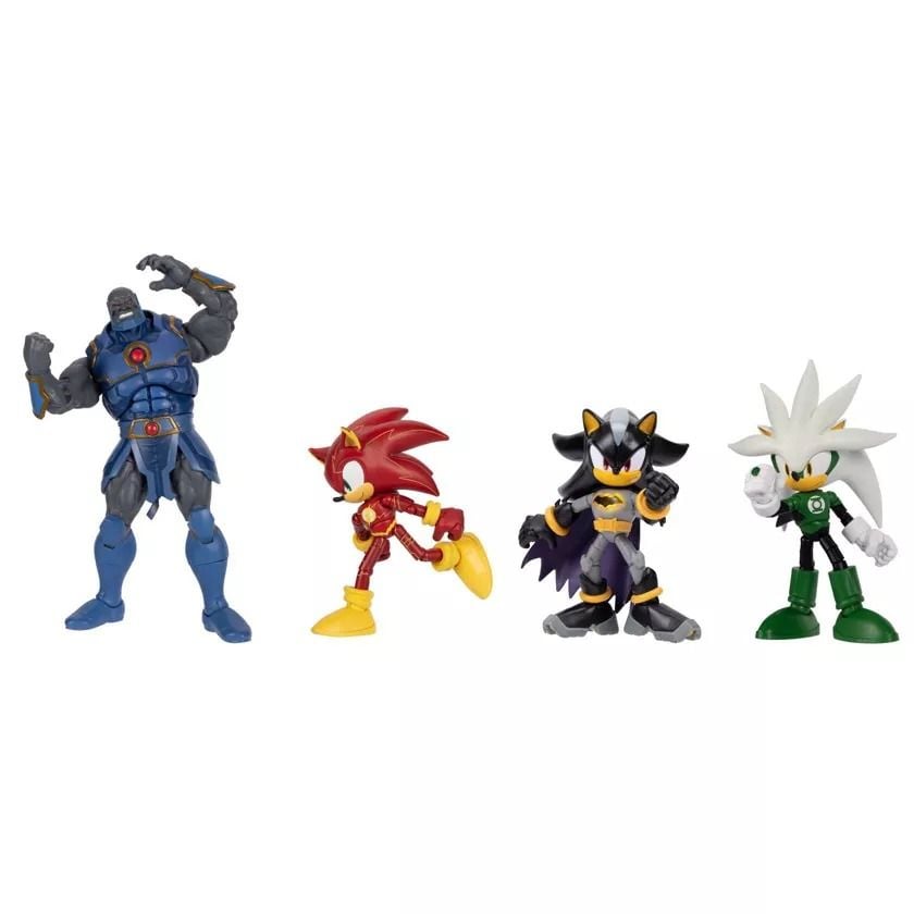 DC X Sonic the Hedgehog Power Vs Speed Action Figure Multipack