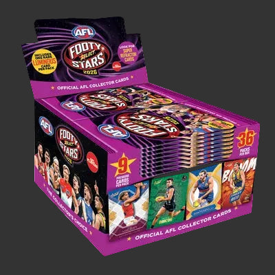 2026 SELECT AFL Footy Stars Cards Sealed Box (36 Packs)