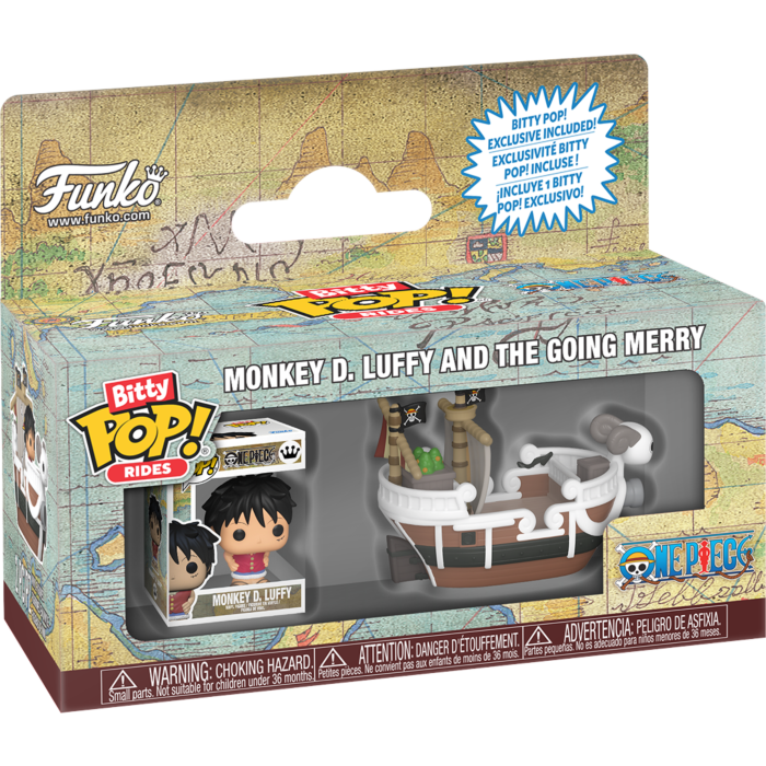 One Piece - Monkey D. Luffy & The Going Merry Bitty Pop! Ride Vinyl Figure
