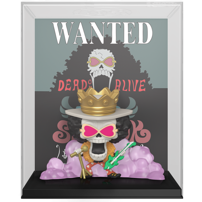 One Piece - Brook Wanted Poster Funko Pop! Cover Vinyl Figure #2220