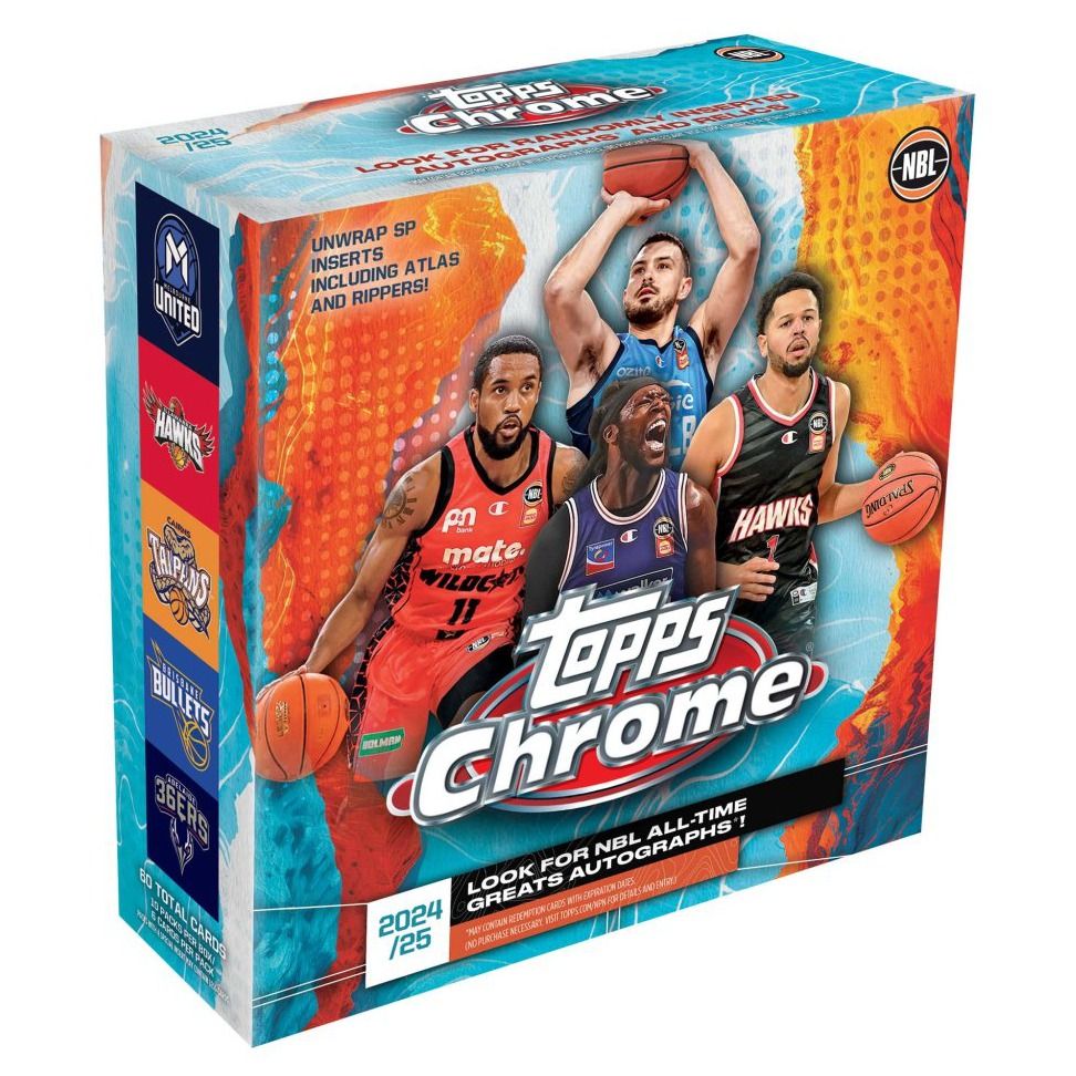 Topps 2024/2025 Chrome NBL Basketball Mega Box