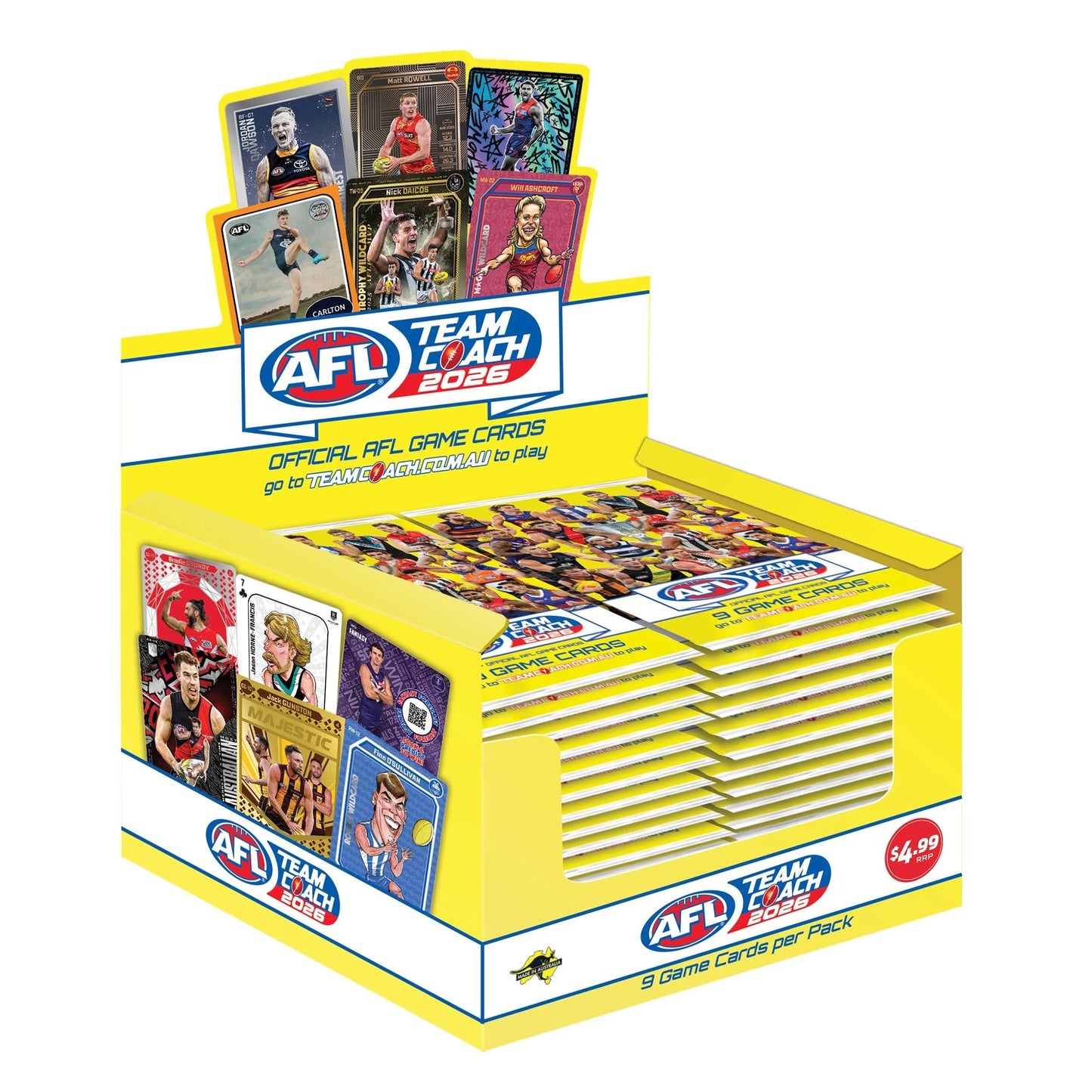 COMING SOON - AFL 2026 Teamcoach Trading Cards Booster Box