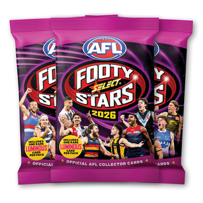 COMING SOON - 2026 SELECT AFL Footy Stars Cards - SINGLE PACK