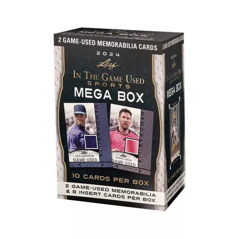 2024 Leaf In The Game Used Sports Trading Card Mega Box