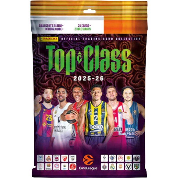 EuroLeague Basketball - 2025/26 Panini Top Class Basketball Trading Cards Starter Pack