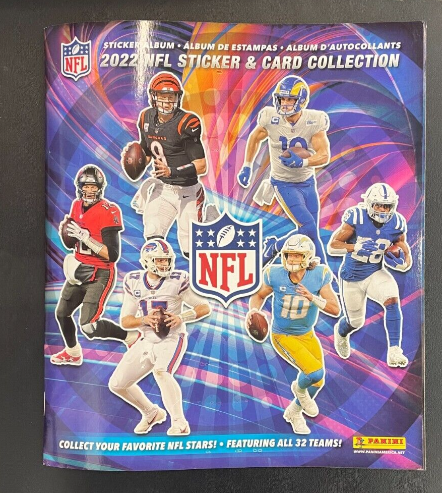 2022 NFL Sticker and Card Collection Book