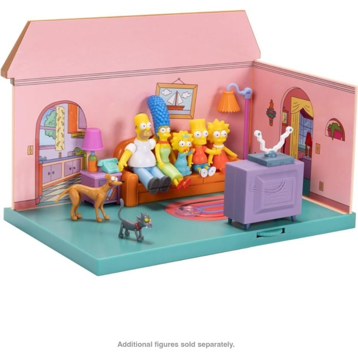 The Simpsons - Simpsons House Living Room 2.5" Scale Action Figure Diorama Playset