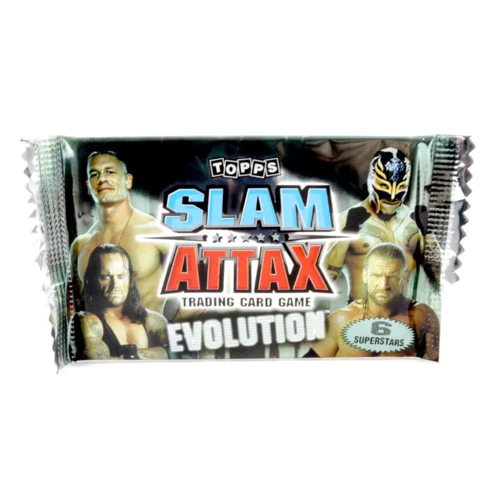 Topps WWE Slam Attax Evolution Trading Card Game Booster Pack (6 Cards)