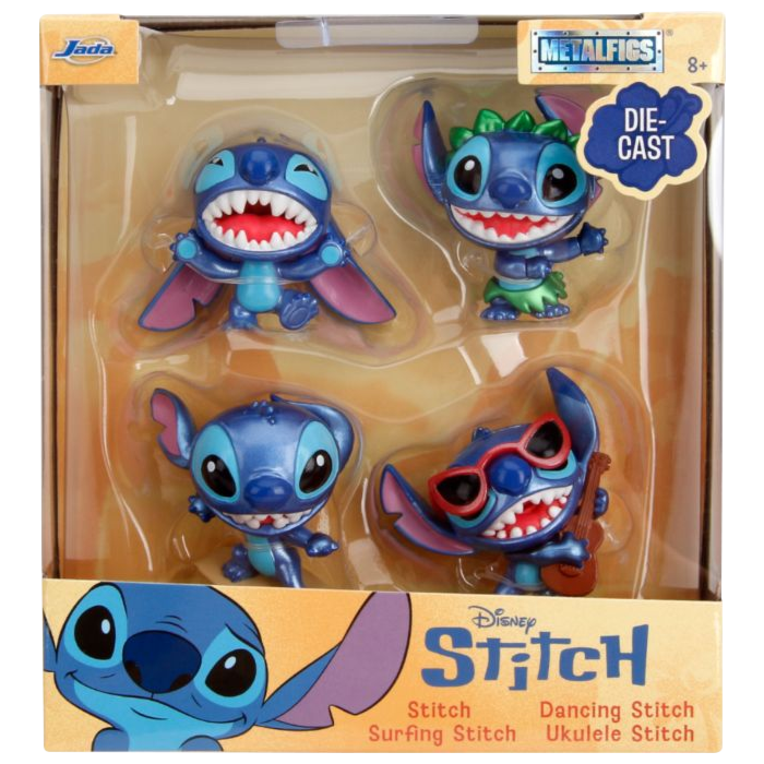 Lilo & Stitch - Stitch Metalfigs 2.5" Die-Cast Figure 4-Pack