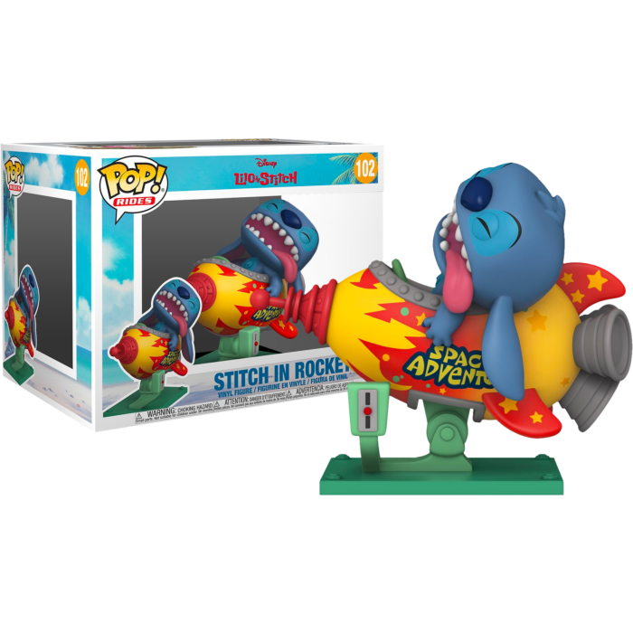 Lilo & Stitch - Stitch in Space Adventure Rocket Pop! Rides Vinyl Figure #102