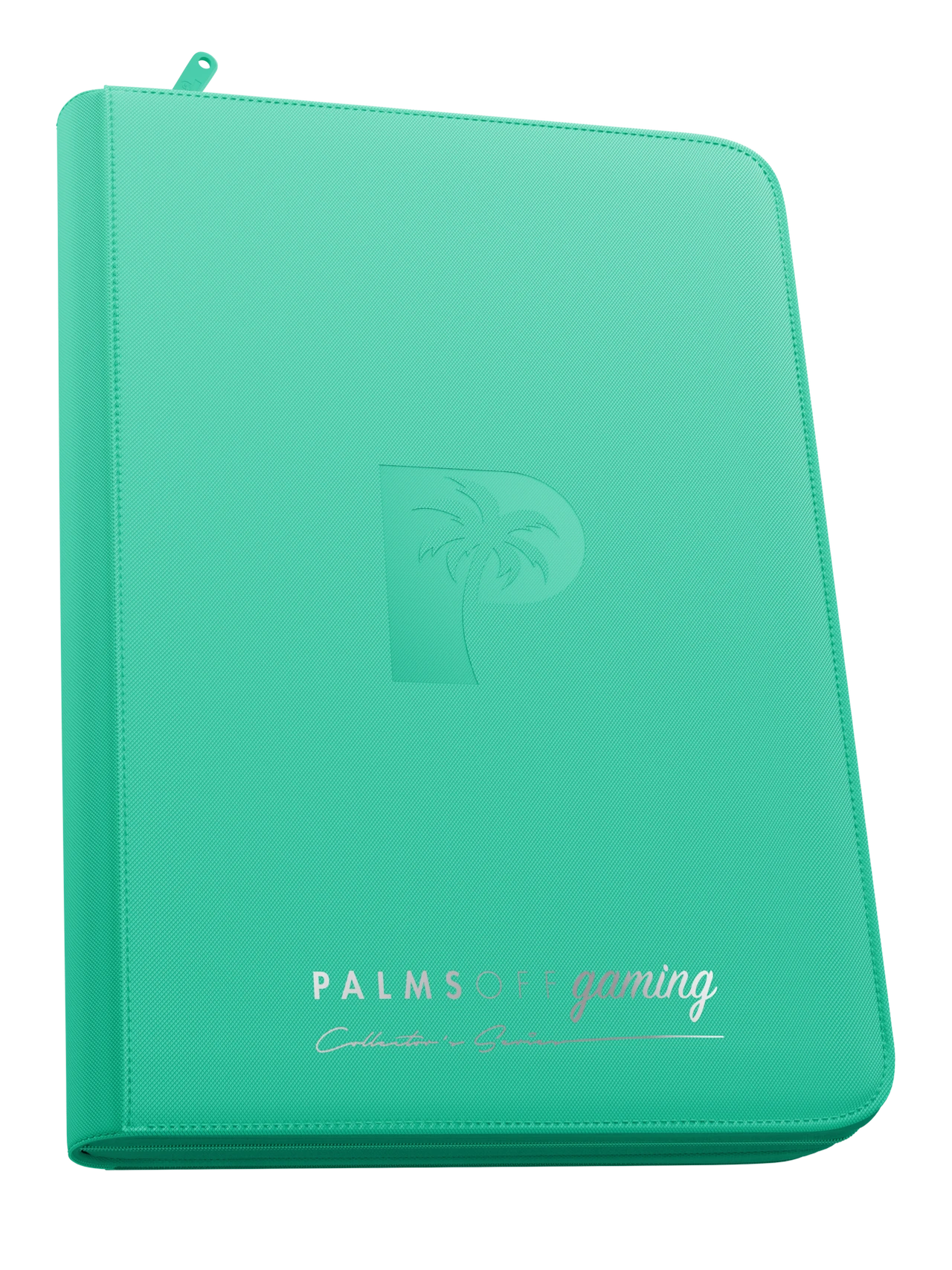 Palms off - Collector's Series Top Loader Zip Binder - 9 Pocket - Turquoise