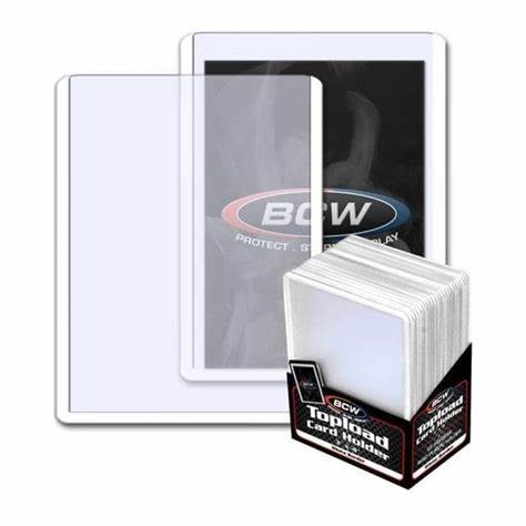 BCW Toploader White Border 35Pt.