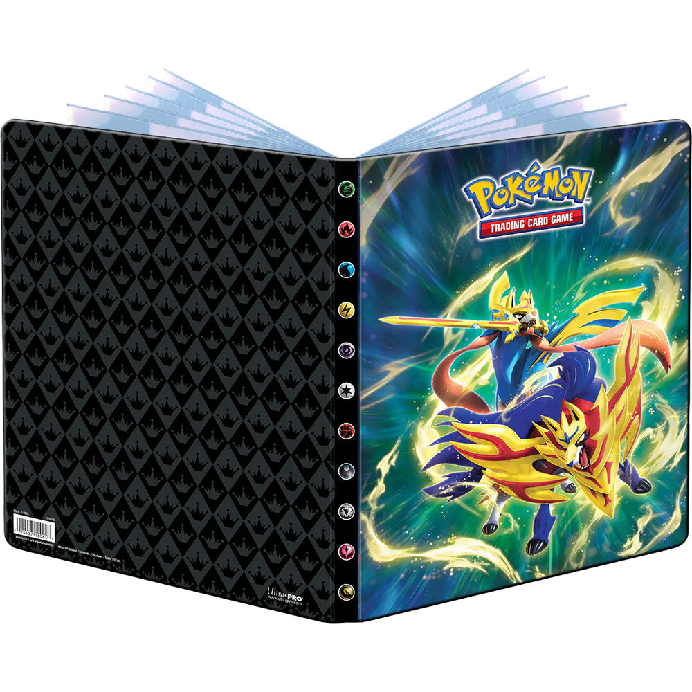 Pokemon 9-Pocket Portfolio: Crowned Zenith Zacian & Crowned Shield Zamazenta