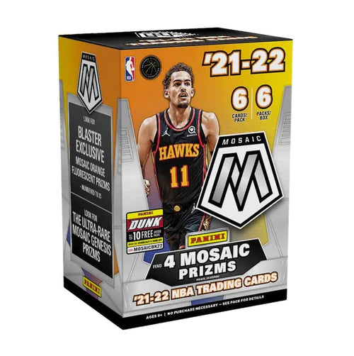 2021-22 Panini Mosaic Basketball Blaster Box (6 PACKS)