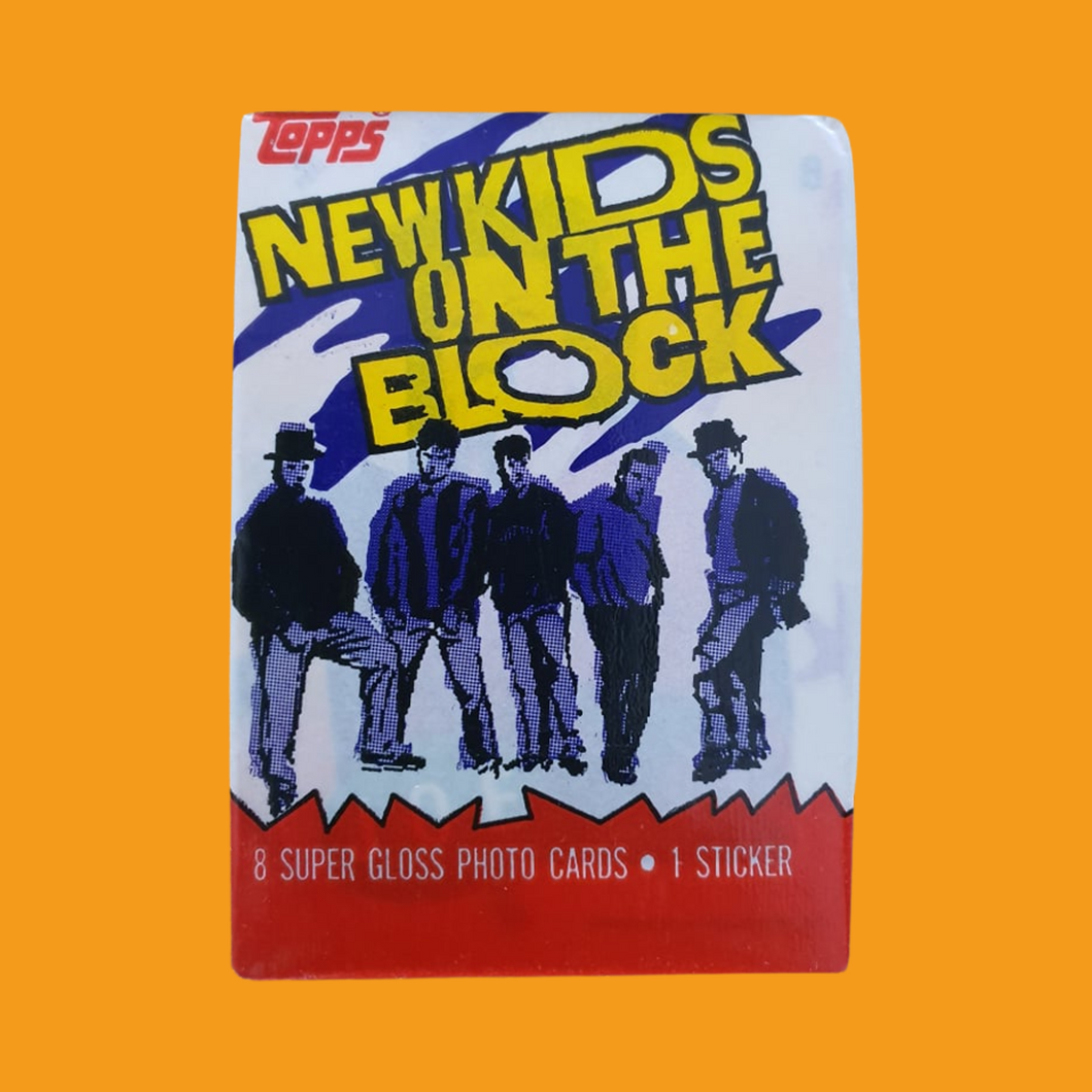 1989 Topps New Kids on the Block Sng Pack
