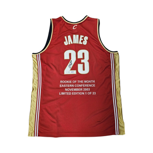 Lebron James Rookie of the Month Limited Edition Jersey 22/23 -No Cert