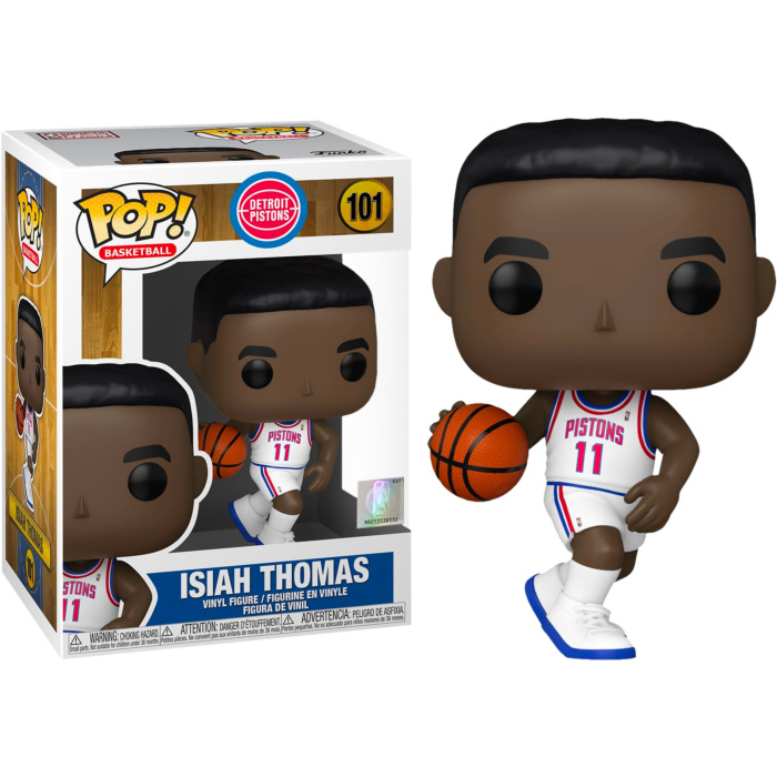 NBA Basketball - Isiah Thomas Detroit Pistons Pop! Vinyl Figure #101
