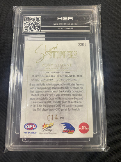 2020 AFL Select Prestige - Rory Sloane - HGA 8 - Show Stoppers 14/40