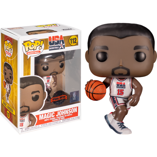 NBA Basketball - Magic Johnson 1992 Team USA Jersey Pop! Vinyl Figure #112