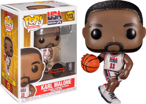 NBA Basketball - Karl Malone 1992 Team USA Jersey Pop! Vinyl Figure #113